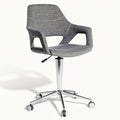 **Contemporary Adjustable Office Chair with Chrome Base**